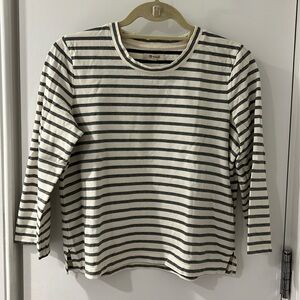 Madewell Blue Striped Tee